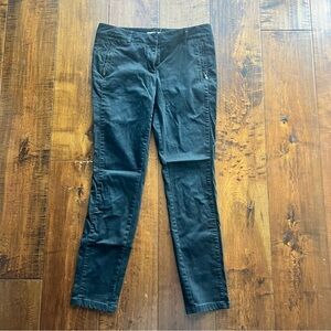 LOFT 10T 30" inseam black chino ankle pants